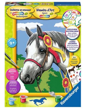Ravensburger Schilderen op nummer - Racepaard