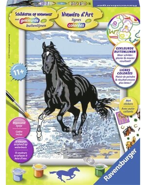 Ravensburger Schilderen op nummer - Paard in de branding