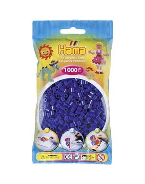 Hama Strijkkralen donker blauw - 1000 stuks