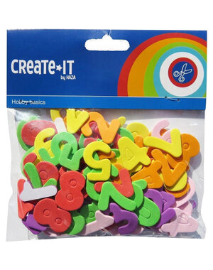 Create it Foam cijfers plakken - 100 stuks