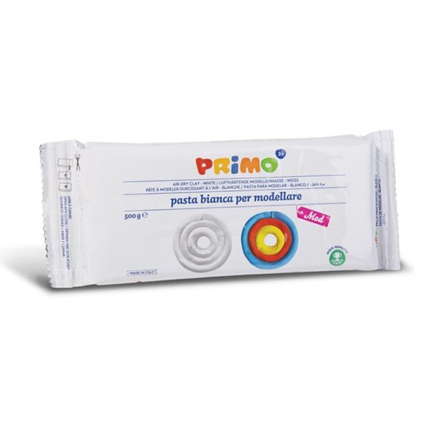 Primo Boetseerklei wit, 500 gram