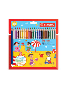 Stabilo Kleurpotloden Trio extra dik - 24 stuks
