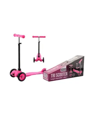 JohnToy Sports Active Tri-scooter roze/zwart