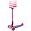 Step Globber Primo Foldable Plus Lights - Fuchsia