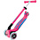Step Globber Primo Foldable Plus Lights - Fuchsia