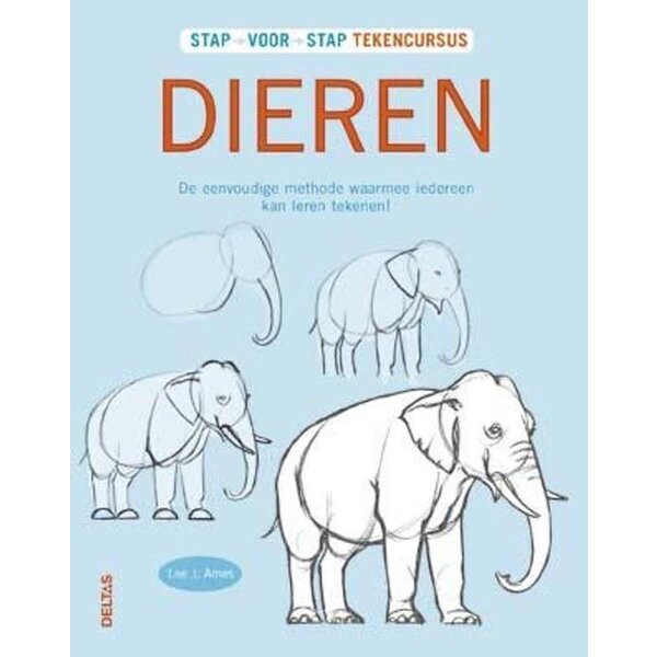 Deltas Stap voor stap dieren leren tekenen