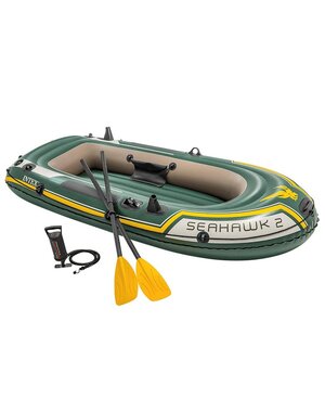 Intex Opblaasboot Seahawk 2 pers. Met pomp en peddels