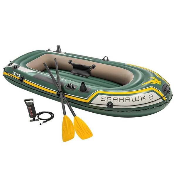Intex Opblaasboot Seahawk 2 pers. Met pomp en peddels