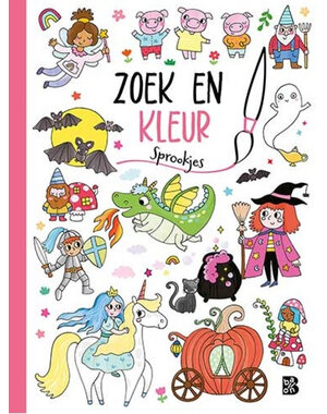 Ballon Zoek en kleur: Sprookjes