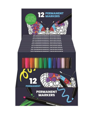 Image Books Permanent Markers 12 stuks
