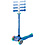 Step Globber Primo Plus Lights Navy Blue