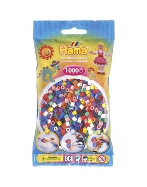 Hama Strijkkralen primaire kleuren - 1000 st.