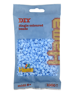 Hama Strijkkralen ijsblauw pastel - 1000 stuks