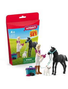 Schleich 42755 - Verzorgingset Sofia met veulen