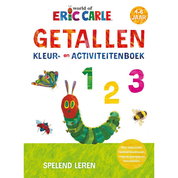 Gottmer Rupsje Nooitgenoeg - getallen kleur- en doeboek