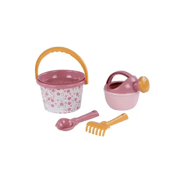 Little Dutch Strandset  Pink Flowers - 5 delig klein