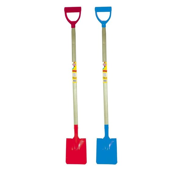 Summertime Strandschep vierkant  - 106 cm rood of blauw