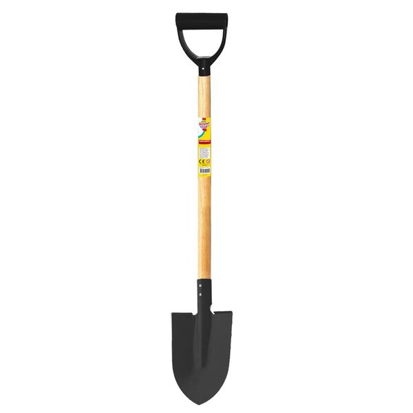 Summertime Strandschep punt - 101 cm zwart