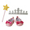 Heless Accessoiereset Ballerina's, glitterkroon en toverstaf