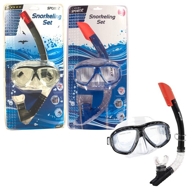 SportX Duikbril met snorkel (Adult)  in 2 kleuren