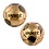 SportX Mini voetbal Gold metallic - 180 gr.