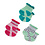 Heless Sokken met stippen -  roze en mintgroen (35-45 cm) per set van 3 paar