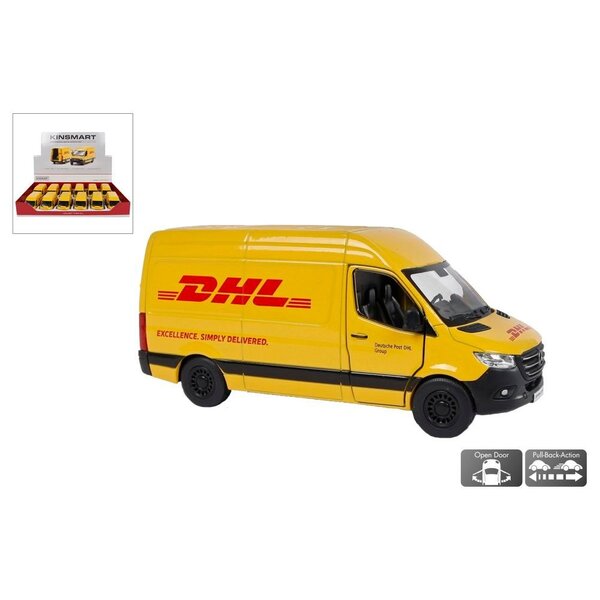 Kinsmart Merceds Benz Sprinter DHL - pull back