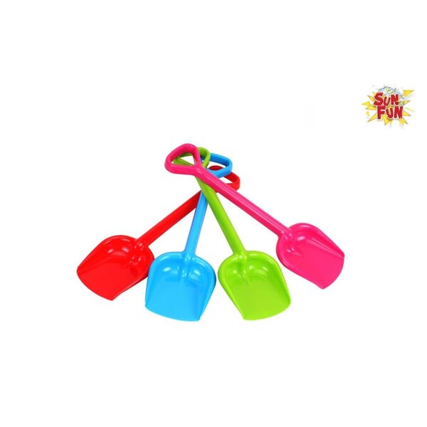 Sun Fun Schep plastic, 50 cm in 4 kleuren