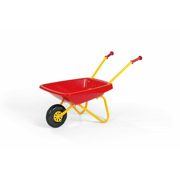 Rolly Toys Rolly Kruiwagen geel/rood met kunstof bak