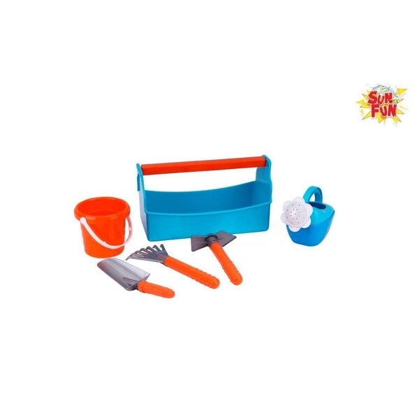 Sun Fun Strandset gereedschapskist - 7 delig