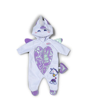Zapf Creation Baby Born Unicorn Onesie, 43 cm