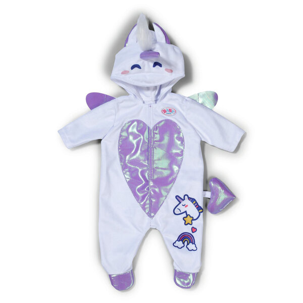 Zapf Creation Baby Born Unicorn Onesie, 43 cm