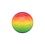 JohnToy Voetbal Regenboogkleuren - 350 gram