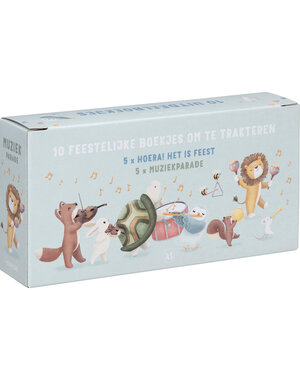 Little Dutch Uitdeelboekjes Hoera het is Feest! - 10 stuks