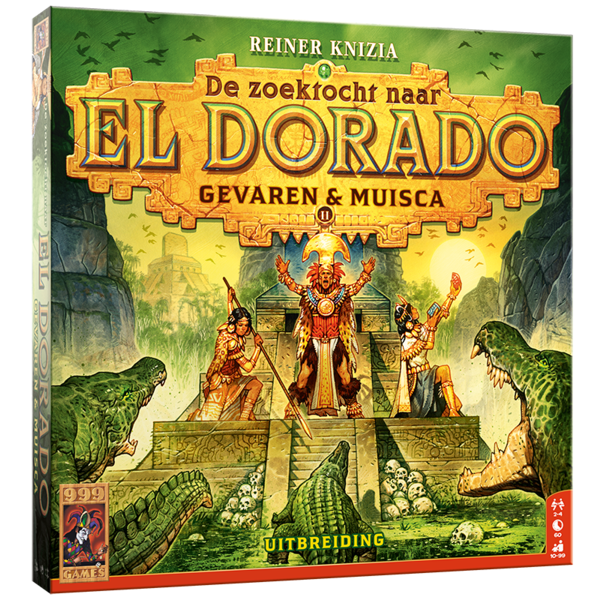 999 Games De Zoektocht naar El Dorado: Gevaren & Muisca uitbreiding