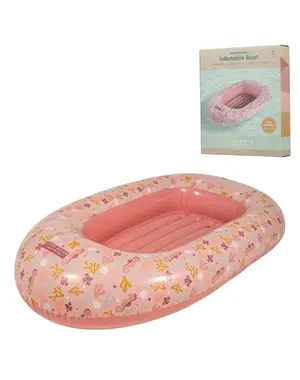 Little Dutch Opblaasboot Ocean Dreams roze - 100x67 cm