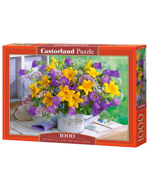 Castorland Bouquet of lilies and Bellflowers  - 1000 st.