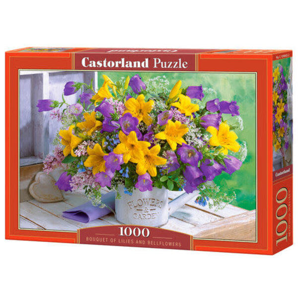 Castorland Bouquet of lilies and Bellflowers  - 1000 st.