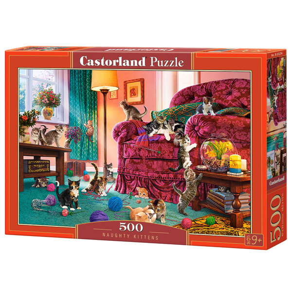 Castorland Ondeugende katjes - 500 stukjes