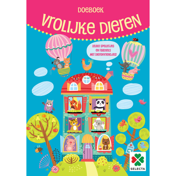 Tactic/Selecta Vrolijke Dieren Doeboek
