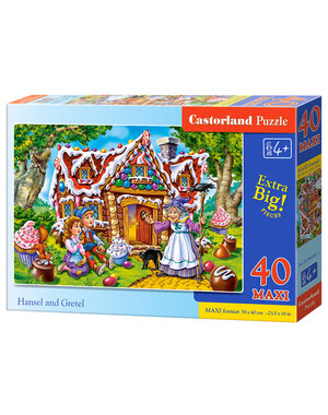 Castorland Hans en Grietje, 40 Maxi stukjes
