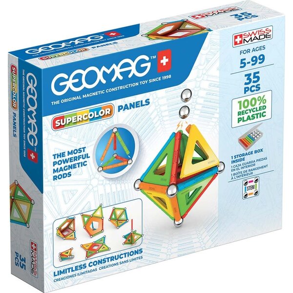 Geomag Supercolor Panels Recycled 35 stuks