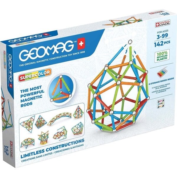 Geomag Supercolor Recycled 142 stuks