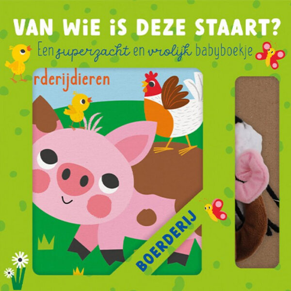 Lantaarn publishers Van wie is deze staart? Boerderij knuffelboekje