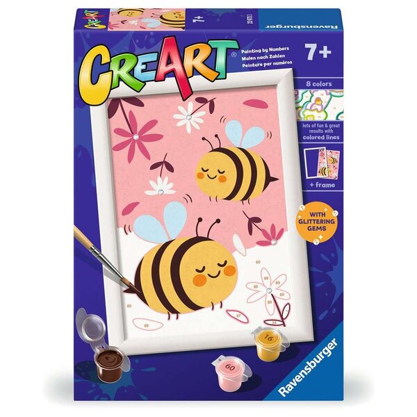 Ravensburger Schilderen op nummer - Gelukkig bijen (Happy Bumblebees)