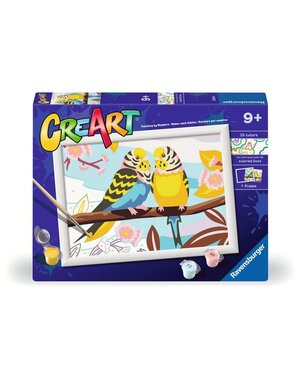 Ravensburger Schilderen op nummer - Lieve Parkieten (Lovely Budgies)