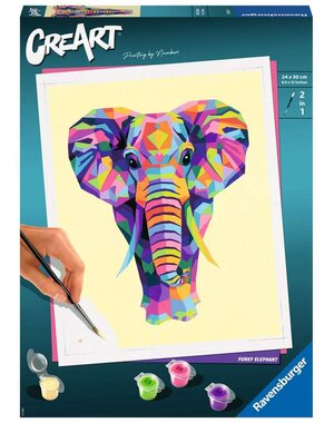 Ravensburger Schilderen op nummer - Olifant