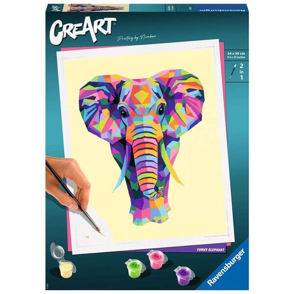 Ravensburger Schilderen op nummer - Olifant