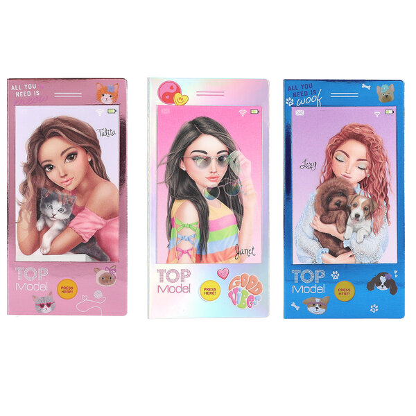 TOPModel mini kleurboek met geluid
