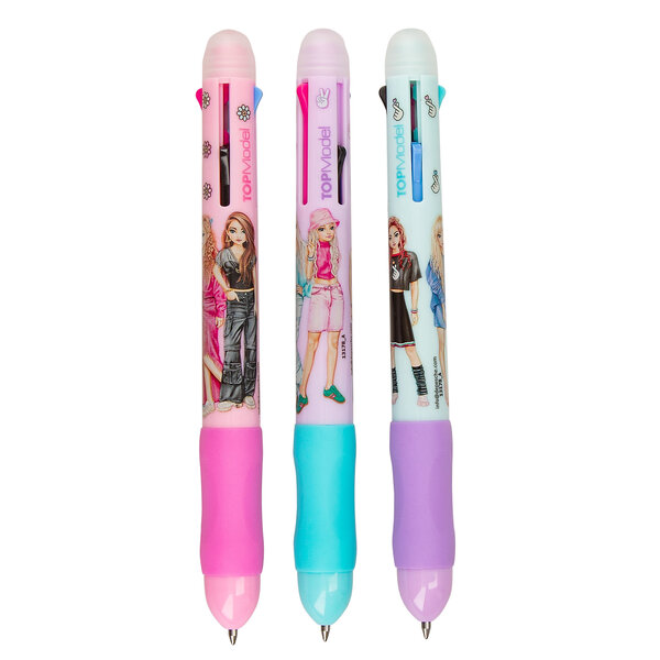 TOPModel uitgumbare gelpen met 4 kleuren